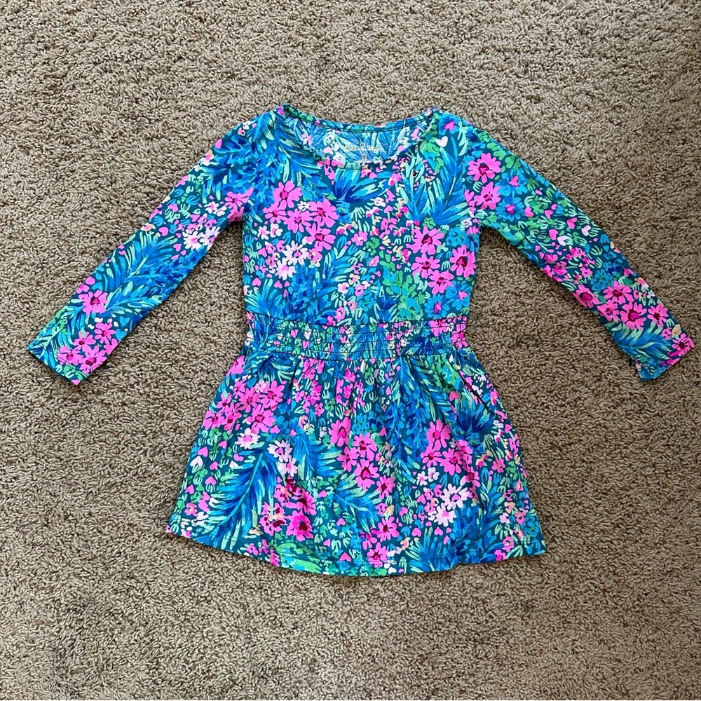 Lilly Pulitzer Girls Mylah Dress - Tiny Garden